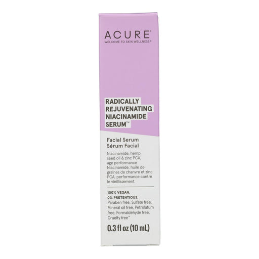 Acure - Serum Rejuvntng Niacinamd - 1 Each-.3 Fz Biskets Pantry 