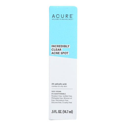 Acure - Spot Treatment - Acne - .5 Fl Oz Biskets Pantry 