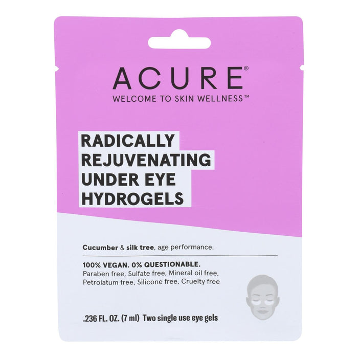 Acure - Under Eye Mask - Radically Rejuvenating Hydrogel - Case Of 12 - 1 Each Biskets Pantry 