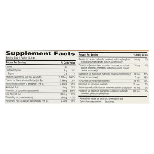 Alacer - Emergen-c Vitamin C Fizzy Drink Mix Tangerine - 1000 Mg - 30 Packets Biskets Pantry 