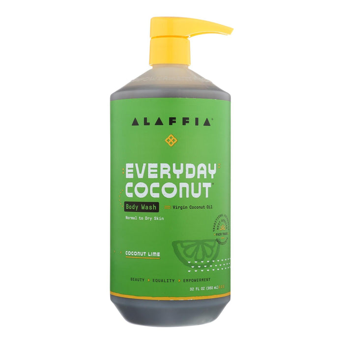Alaffia - Everyday Body Wash - Coconut Lime - 32 Fl Oz. Biskets Pantry 