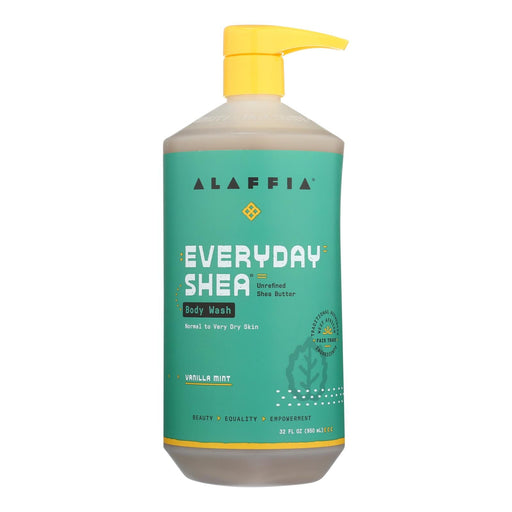 Alaffia - Everyday Body Wash - Shea Vanilla - 32 Oz. Biskets Pantry 