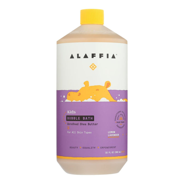Alaffia - Everyday Bubble Bath - Lemon Lavender - 32 Fl Oz. Biskets Pantry 