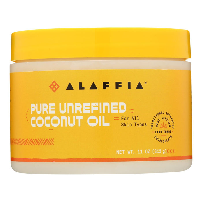 Alaffia - Everyday Coconut Oil - For Hair And Skin - 11 Fl Oz. Biskets Pantry 