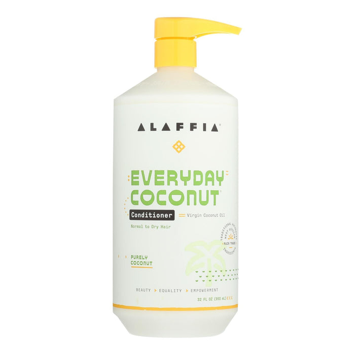 Alaffia - Everyday Conditioner - Coconut And Ginger - 32 Fl Oz. Biskets Pantry 