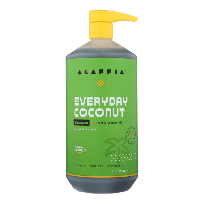 Alaffia - Everyday Shampoo - Coconut And Ginger - 32 Fl Oz. Biskets Pantry 