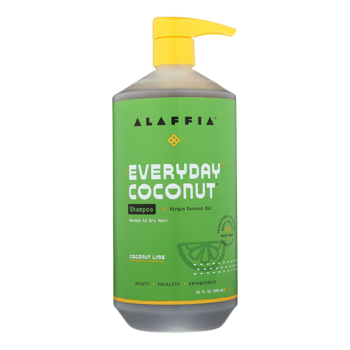 Alaffia - Everyday Shampoo - Coconut Lime - 32 Fl Oz. Biskets Pantry 