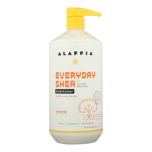 Alaffia Everyday Shea Moisturizing Unscented Conditioner  - 1 Each - 32 Fz Biskets Pantry 