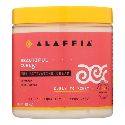 Alaffia - Hair Cream Curl Activating - 1 Each-8 Fz Biskets Pantry 