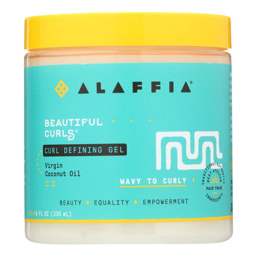 Alaffia - Hair Gel Curl Defining - 1 Each-8 Fz Biskets Pantry 