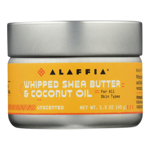 Alaffia - Whpd Shea Butter Coconut Unscnt - 1 Each-1.5 Oz Biskets Pantry 