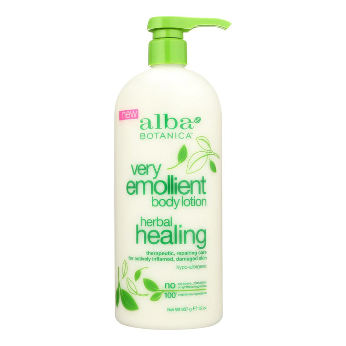 Alba Botanica - Body Lotion - Very Emollient - Herbal - 32 Oz Biskets Pantry 