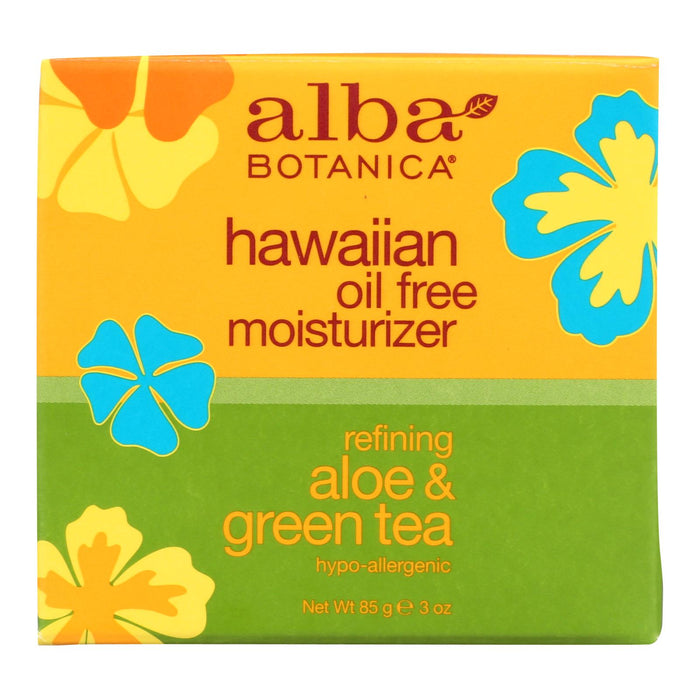 Alba Botanica - Hawaiian Aloe And Green Tea Moisturizer Oil-free - 3 Oz Biskets Pantry 