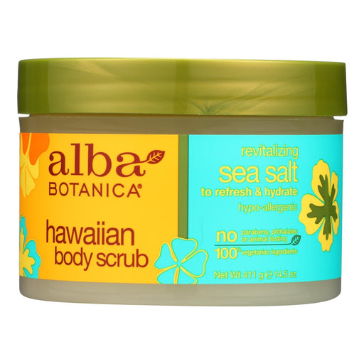 Alba Botanica - Hawaiian Sea Salt Body Scrub - 14.5 Oz Biskets Pantry 