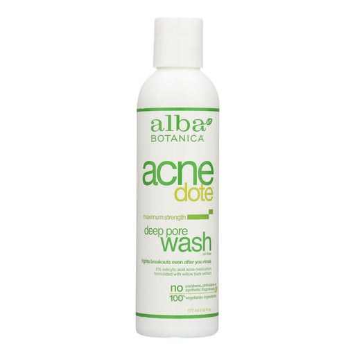 Alba Botanica - Natural Acnedote Deep Pore Wash - 6 Fl Oz Biskets Pantry 