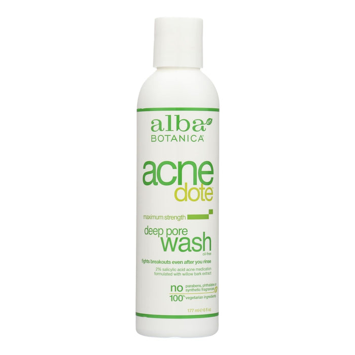 Alba Botanica - Natural Acnedote Deep Pore Wash - 6 Fl Oz Biskets Pantry 