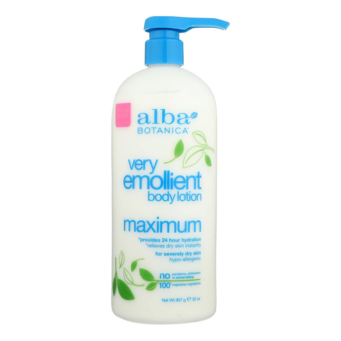 Alba Botanica - Very Emollient Body Lotion - Maximum - 32 Oz Biskets Pantry 