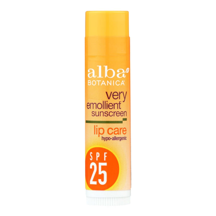 Alba Botanica - Very Emollient Sunblock Lipcare Spf 25 - 0.15 Oz - Case Of 24 Biskets Pantry 