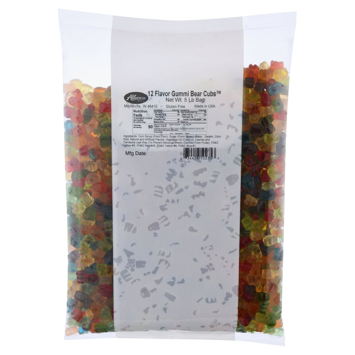 Albanese - Gummi Bear Cubs 12flavor - Case Of 4-5 Lb Biskets Pantry 