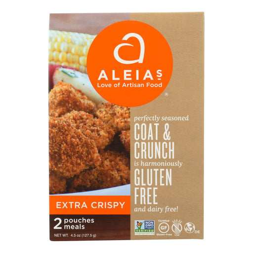 Aleia's Extra Crispy Coat & Crunch Breading  - Case Of 8 - 4.5 Oz Biskets Pantry 