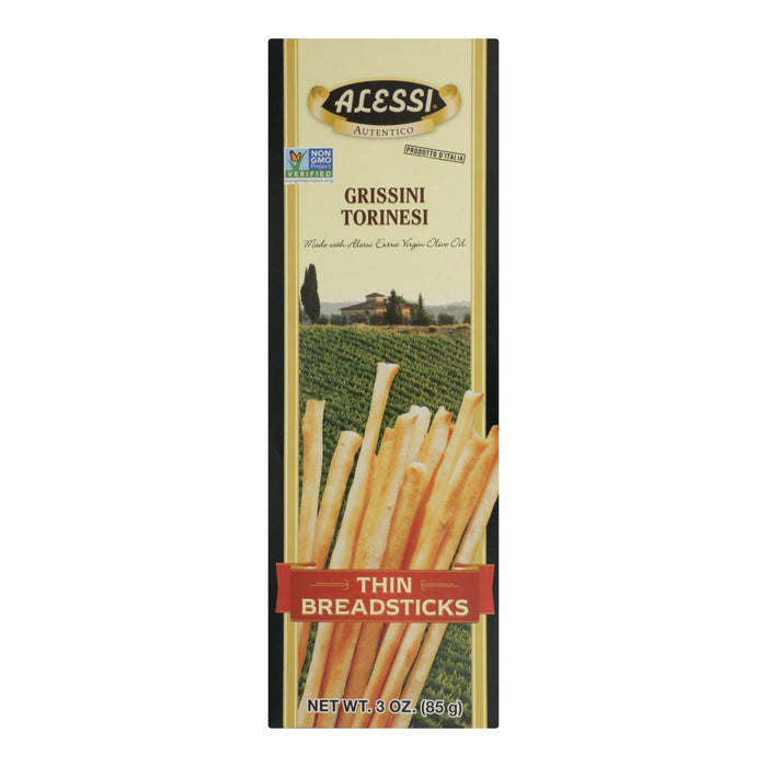 Alessi - Breadsticks - Thin - Case Of 12 - 3 Oz. Biskets Pantry 