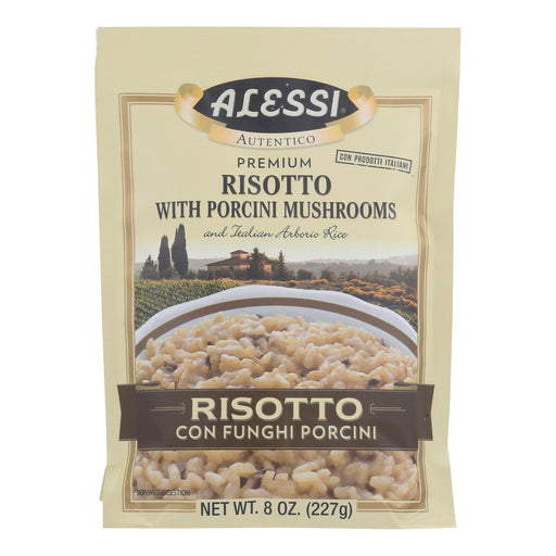 Alessi - Funghi Risotto - Porcini Mushrooms - Case Of 6 - 8 Oz. Biskets Pantry 
