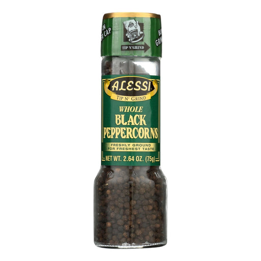 Alessi - Grinder - Whole Black Peppercorns - Large - 2.64 Oz Biskets Pantry 