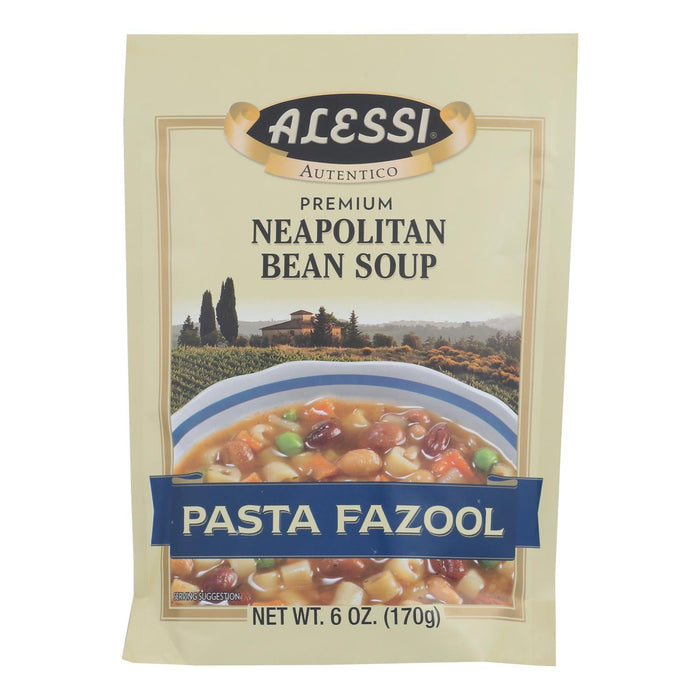 Alessi - Neapolitan Bean Soup - Pasta Fazool - Case Of 6 - 6 Oz. Biskets Pantry 
