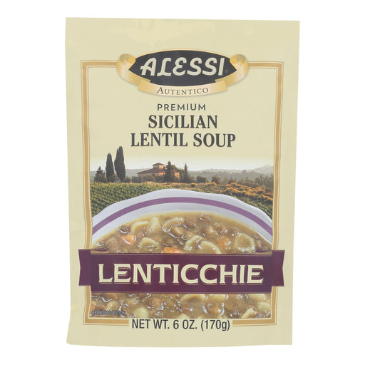 Alessi - Sicilian Lentil Soup - Lenticchie - Case Of 6 - 6 Oz. Biskets Pantry 