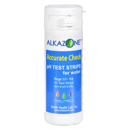 Alkazone Accurate Check Ph Test Strips For Water - 50 Strips Biskets Pantry 