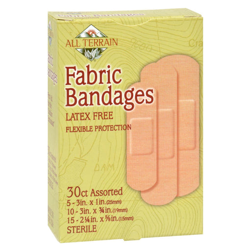 All Terrain - Bandages - Fabric Assorted - 30 Ct Biskets Pantry 