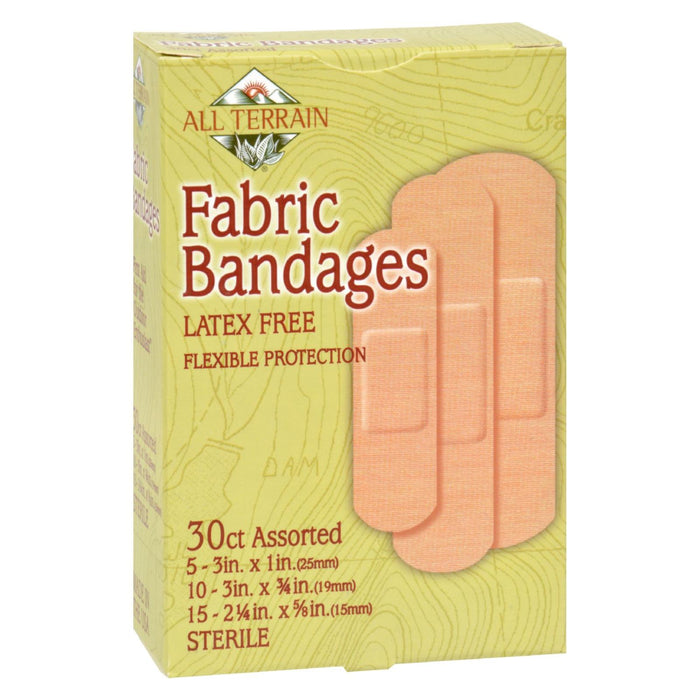All Terrain - Bandages - Fabric Assorted - 30 Ct Biskets Pantry 