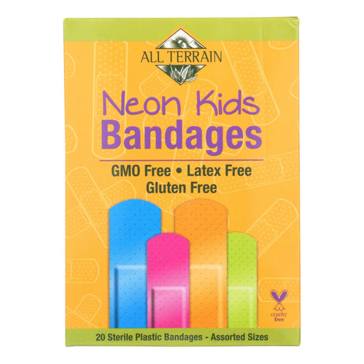 All Terrain - Bandages - Neon Kids - Assorted - 20 Count Biskets Pantry 