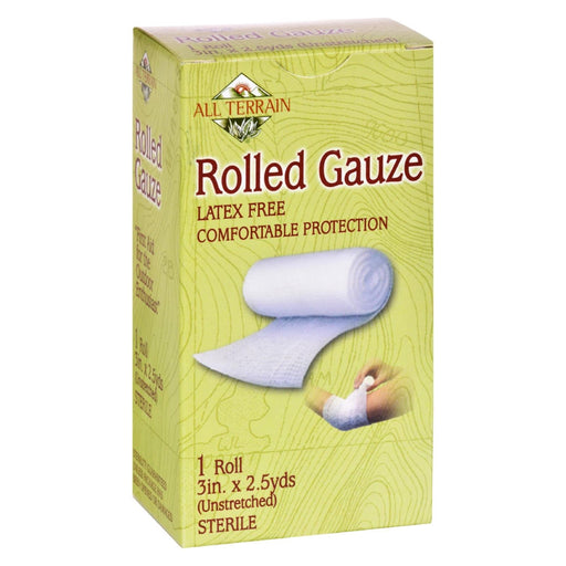 All Terrain - Gauze - Rolled - 3 Inches X 2.5 Yards - 1 Roll Biskets Pantry 