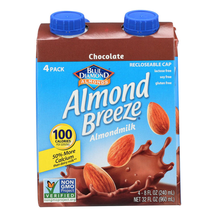 Almond Breeze - Almond Milk - Chocolate - Case Of 6 - 4/8 Oz. Biskets Pantry 