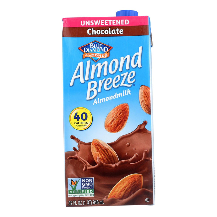 Almond Breeze - Almond Milk - Unsweetened Chocolate - Case Of 12 - 32 Fl Oz. Biskets Pantry 