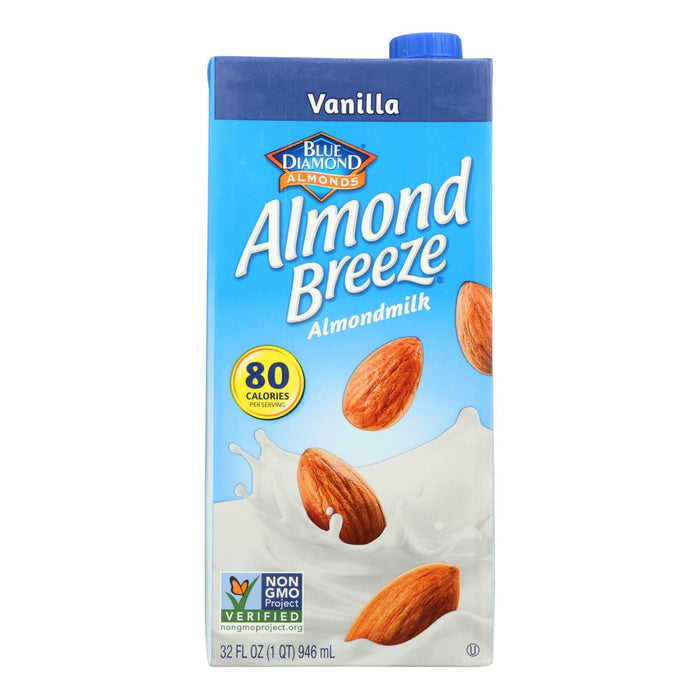 Almond Breeze - Almond Milk - Vanilla - Case Of 12 - 32 Fl Oz. Biskets Pantry 