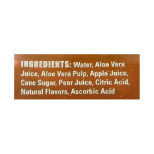 Alo Original Crisp Aloe Vera Juice Drink - Fuji Apple And Pear - Case Of 12 - 16.9 Fl Oz. Biskets Pantry 
