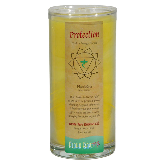 Aloha Bay - Chakra Jar Candle - Protection - 11 Oz Biskets Pantry 