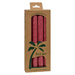 Aloha Bay - Palm Tapers - Burgundy - 4 Candles Biskets Pantry 