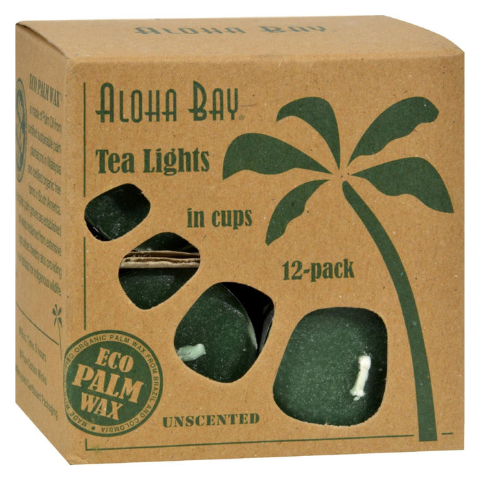 Aloha Bay - Tea Light - Green - 12/.7 Oz Biskets Pantry 