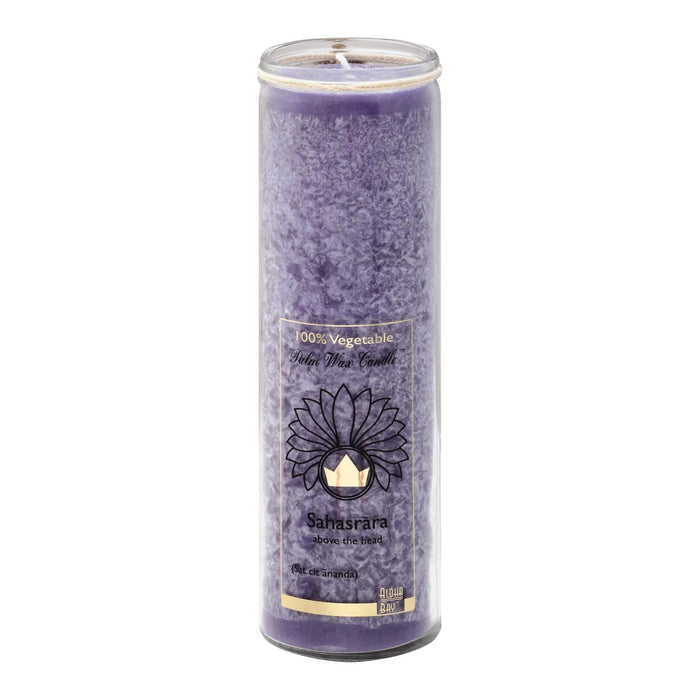 Aloha Bay - Unscented Chakra Jar Happiness Violet - 1 Candle Biskets Pantry 