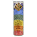 Aloha Bay - Unscented Chakra Jar Rainbow Sri Yantra 7 Color - 1 Candle Biskets Pantry 