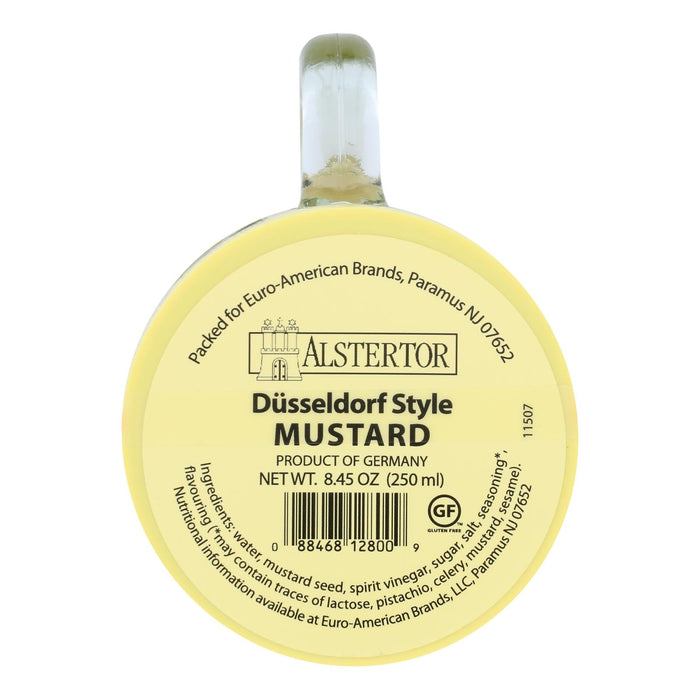 Alstertor Dusseldorf Style Mustard - Case Of 12 - 8.45 Oz. Biskets Pantry 