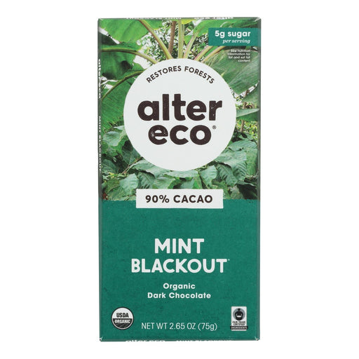 Alter Eco Americas - Chocolate Dp Dark Crisp Mint - Case Of 12 - 2.65 Oz Biskets Pantry 