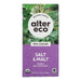 Alter Eco Americas Organic Chocolate Bar - Dark Salt & Malt - Case Of 12 - 2.82 Oz Biskets Pantry 