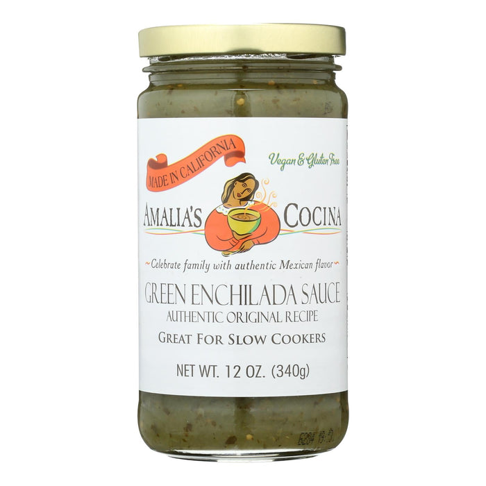 Amalias Cocina - Sauce Green Enchilada - Case Of 12-12 Oz Biskets Pantry 