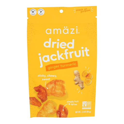 Amazi Foods - Jackfruit Chws Ginger Trmrc - Case Of 6-2.3 Oz Biskets Pantry 