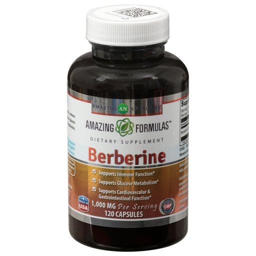 Amazing Formulas - Berberine 500 Mg - 1 Each 1-120 Ct Biskets Pantry 