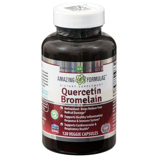 Amazing Formulas - Quercetin Bromlain 500 Mg - 1 Each 1-120 Ct Biskets Pantry 